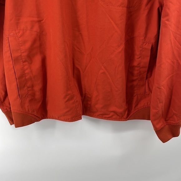 DULUTH TRADING CO. Orange Bogey Golf Wind Shirt long sleeve active sz  L - Picture 6 of 7